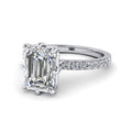 Livia No. 6 Emerald Cut Lab Grown Diamond Engagement Ring