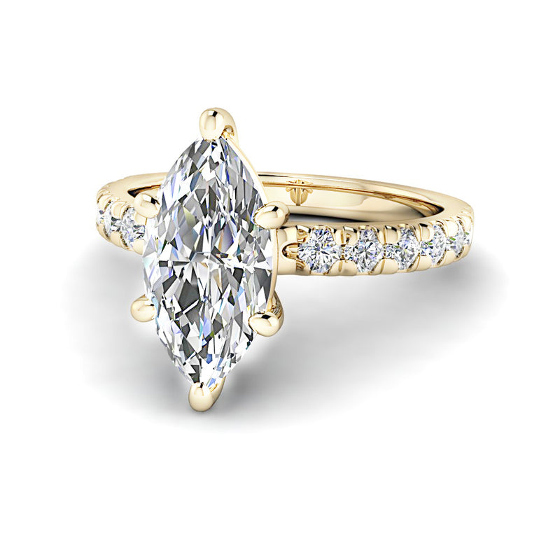 Livia No. 3 Lab Grown Diamond Engagement Ring-bel viaggio designs