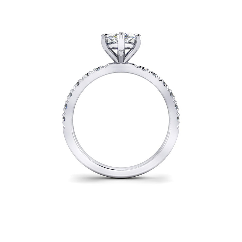 Livia No. 3 Lab Grown Diamond Engagement Ring-bel viaggio designs