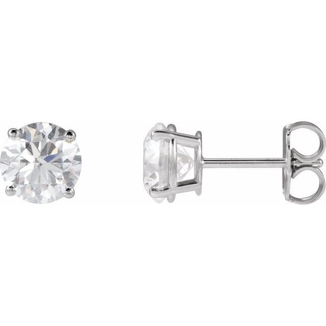 Lab Grown Diamond Stud Earrings 1.50 CTW