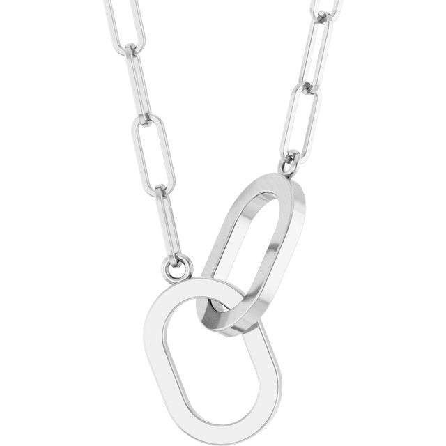 Interlocking Oval Necklace