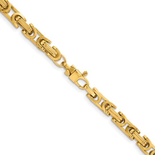14kt Gold Byzantine Necklace 18"