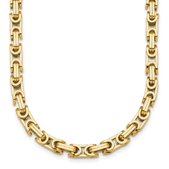 14kt Gold Byzantine Necklace 18"