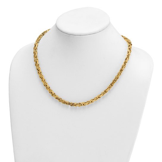 14kt Yellow Gold Byzantine Necklace 20"