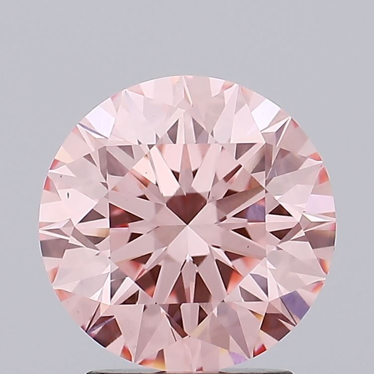Loose Pink Diamond, Lab Grown, Round 2.50 ct.
