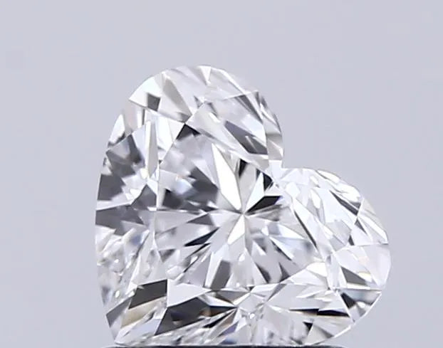 1.00ct Heart Lab Grown Diamond (Colour D, Clarity VVS1, IGI Certified)