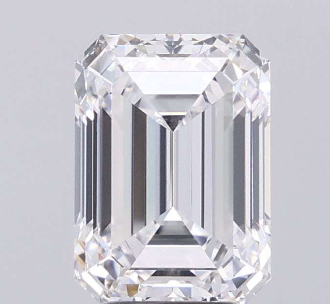 Loose Emerald Cut Lab Diamond 4ct. Certified D Color