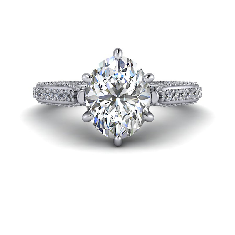 Adorned No. 2 Diamond Engagement Ring (Setting Only)