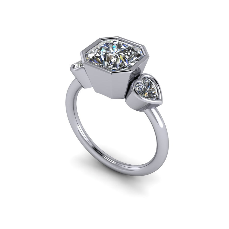 Tilly No. 1 Simulated Diamond Ring