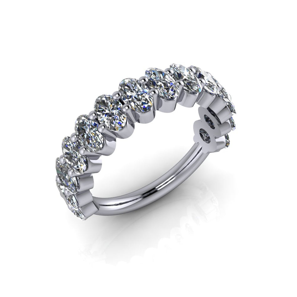 Betty Lou Moissanite Wedding Band