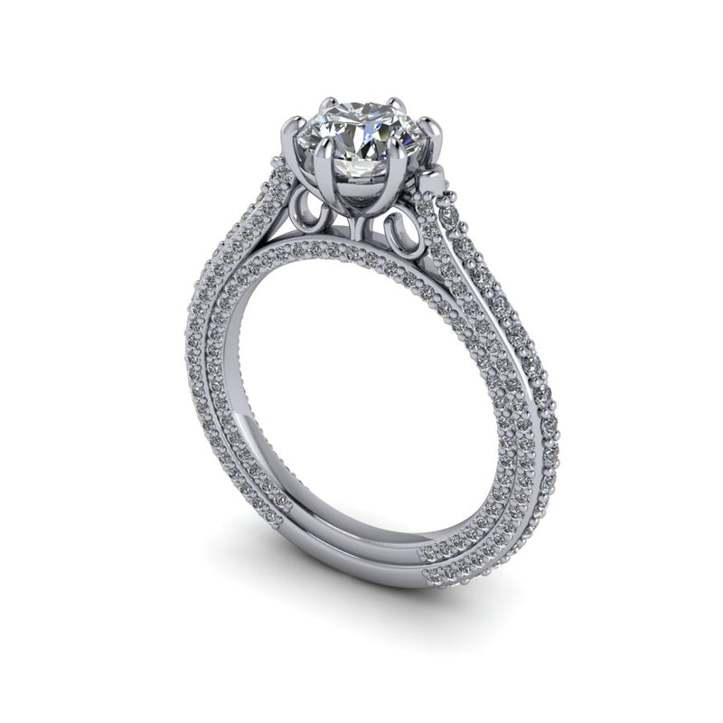 Adorned No. 1 Diamond Engagement Ring (Setting Only)