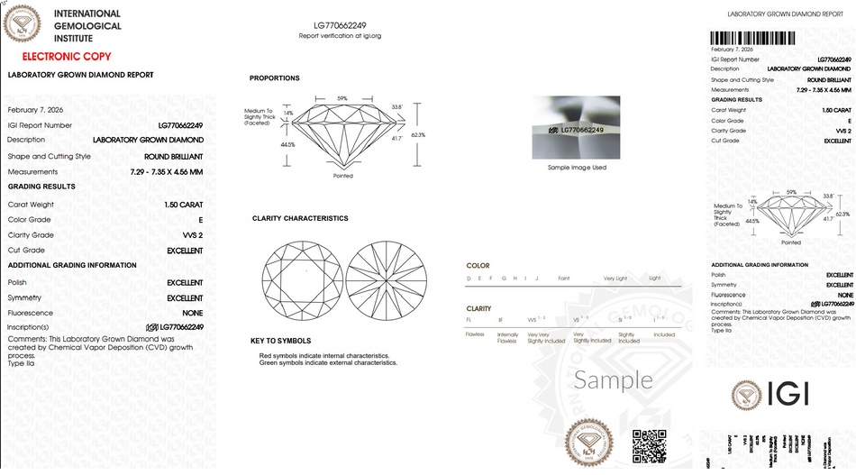 Three Stone Anniversary Ring-Round Lab Diamonds 4.50 CTW