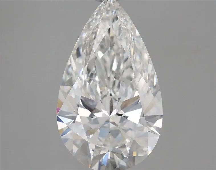 3.26ct Pear Lab Grown Diamond (Colour E, Clarity VVS2, IGI Certified)