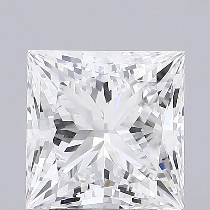 3.01ct Princess Lab Grown Diamond (Colour E, Clarity VVS2, IGI Certified)