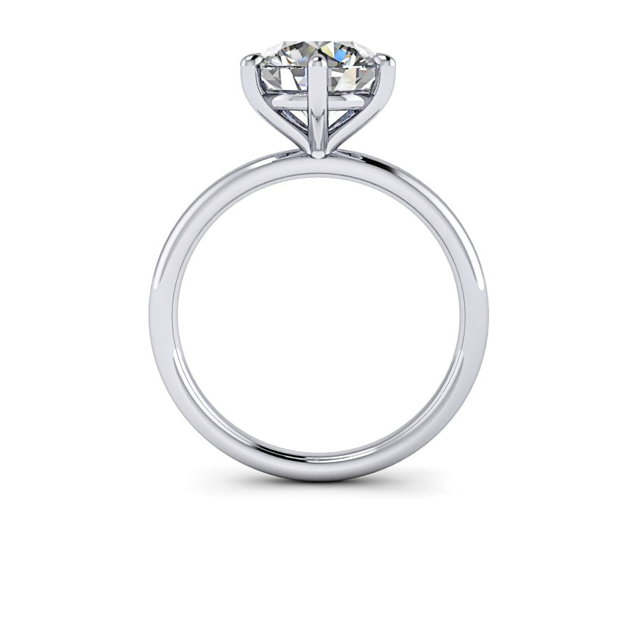 Bel Viaggio Designs-Diamond 6-Prong Solitaire Engagement