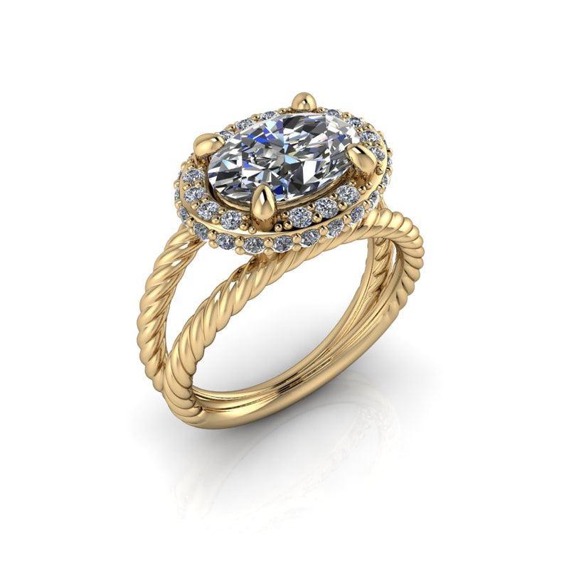 Paisley No. 1 Moissanite Ring