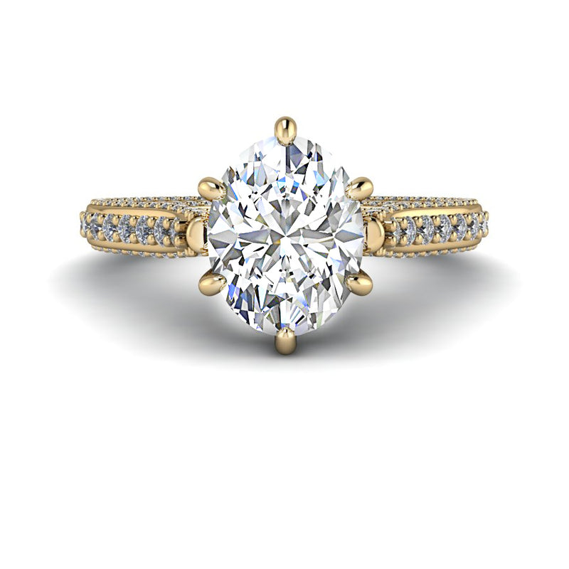 Adorned No. 2 Diamond Engagement Ring (Setting Only)