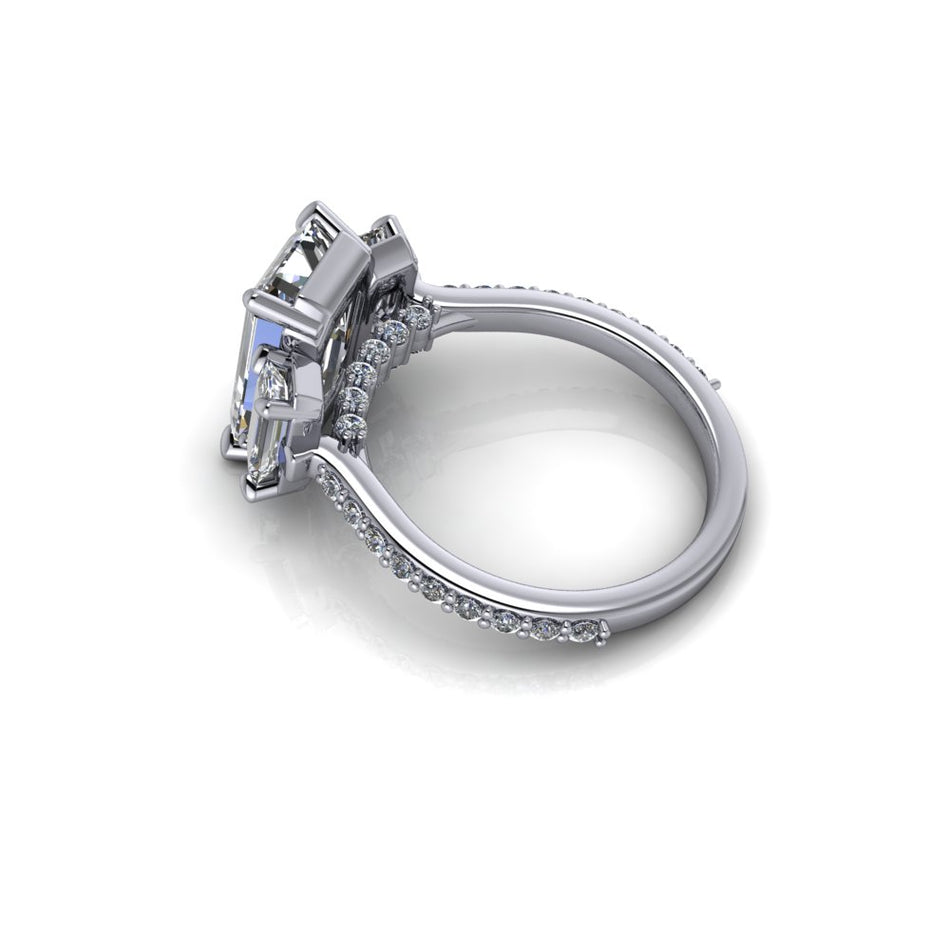 Augusta No. 1 Moissanite Ring