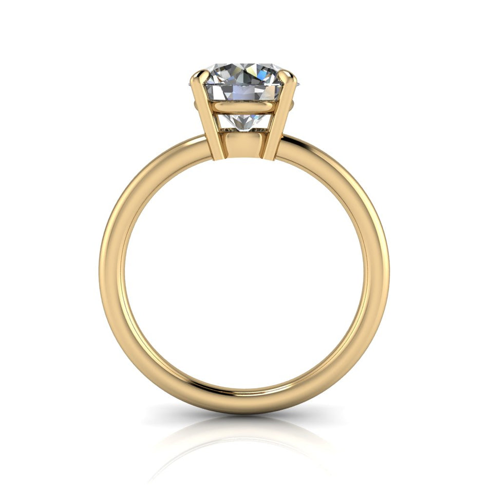 Lab Diamond Solitaire Engagement Ring 1.75 ct.