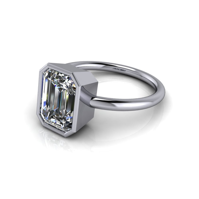 lab grown diamond engagement ring Bel Viaggio Designs, LLC