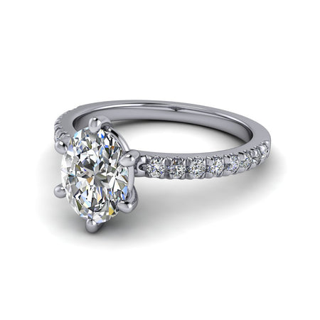 Livia Lab Grown Diamond Engagement Ring -Bel Viaggio Designs