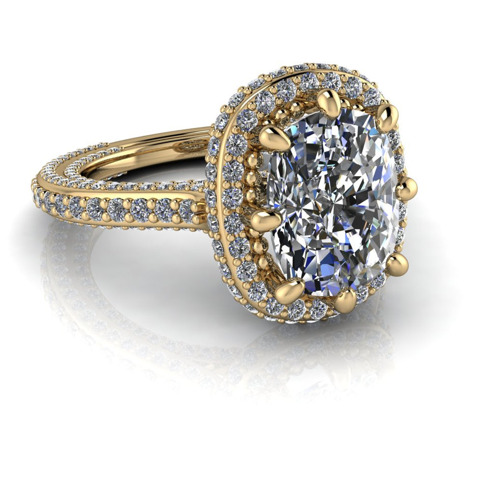 Camilla Cushion Lab Diamond Engagement Ring 4.60 CTW