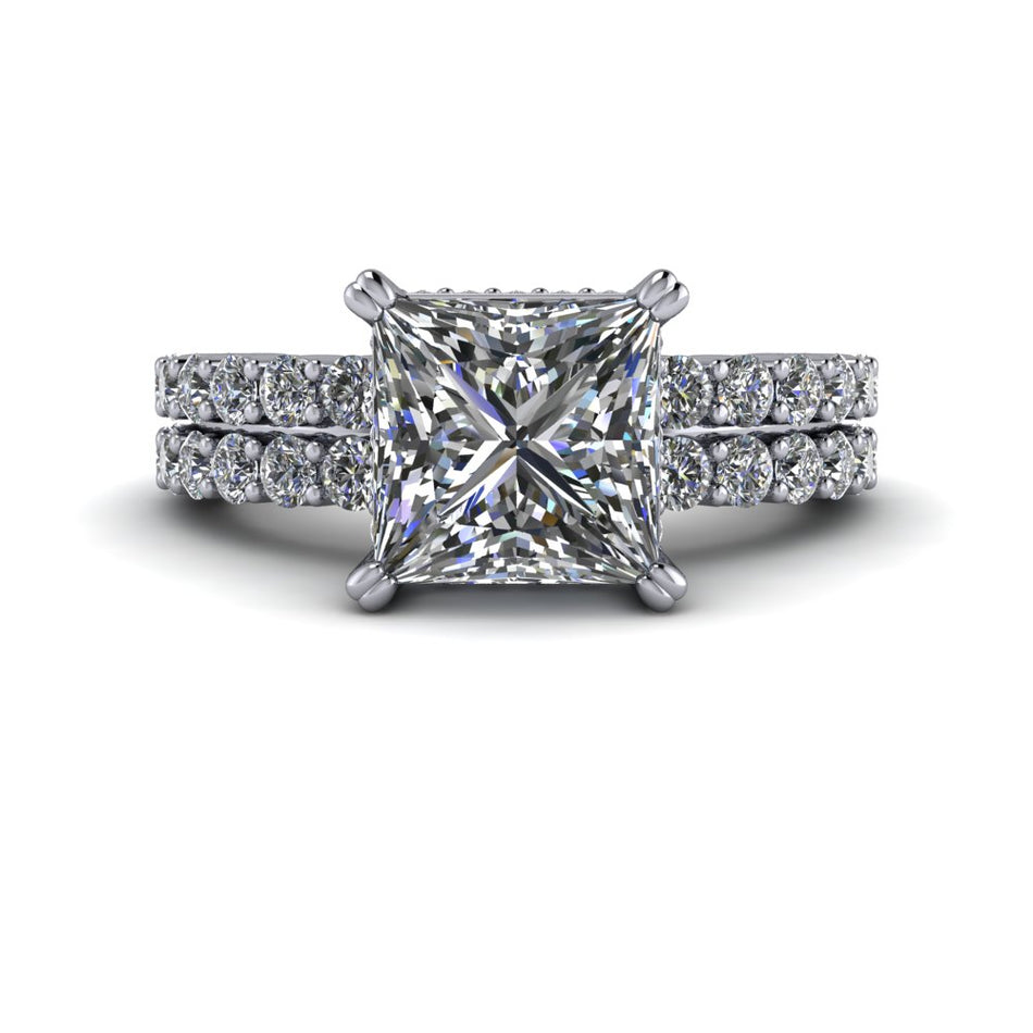 Moissanite Ring is a timeless engagement ring that exudes elegance