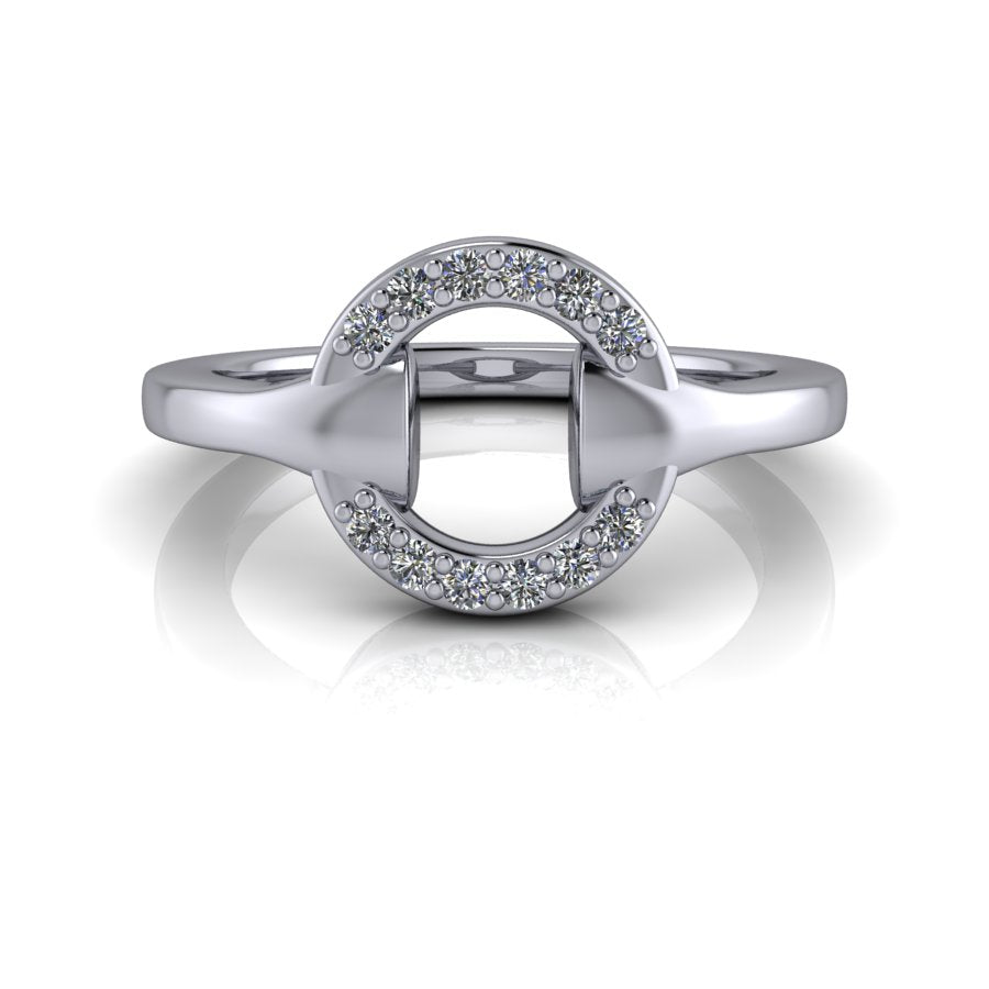 Diamond Connected Rings Trendy Rings-Bel Viaggio Designs