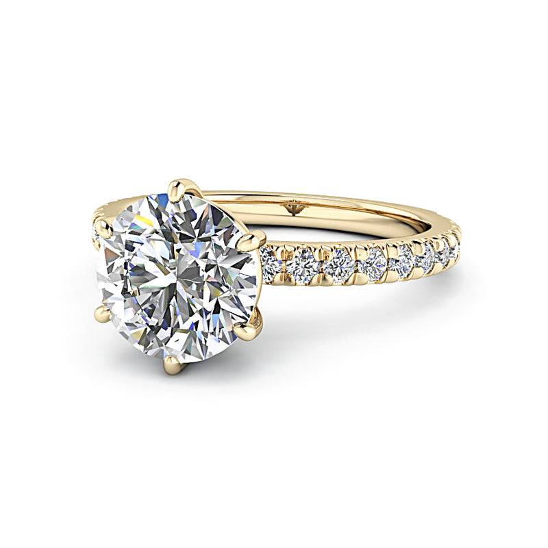 Ganavi No. 1 Lab Grown Diamond Engagement Ring 2.40CTW