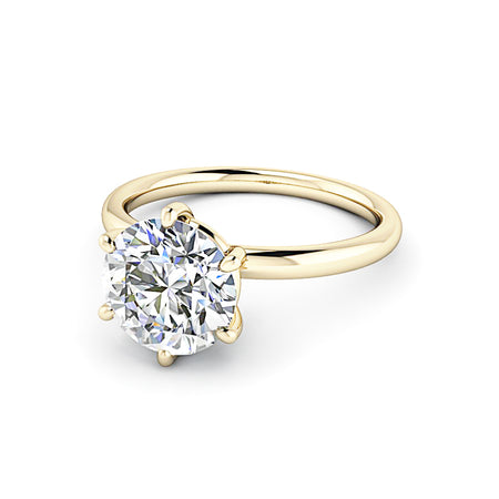 Bel Viaggio Designs-Diamond 6-Prong Solitaire Engagement