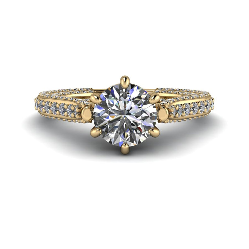 Adorned No. 1 Diamond Engagement Ring (Setting Only)