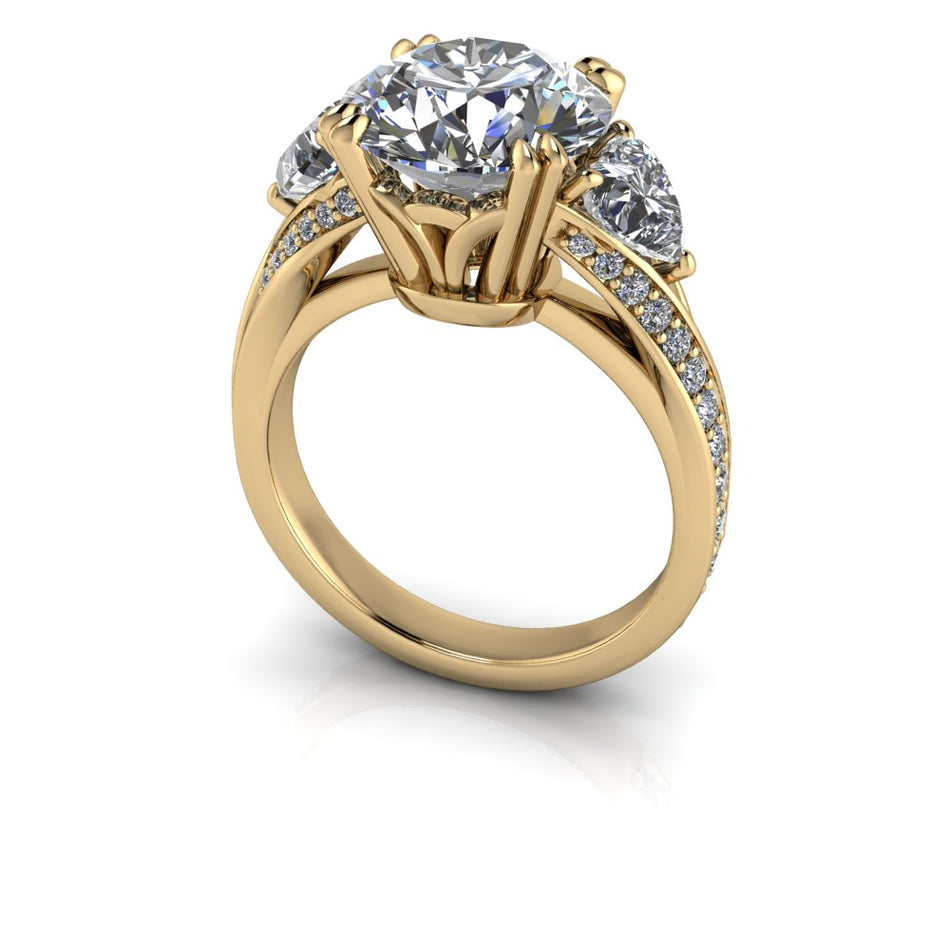 Sage No. 3 Moissanite Ring