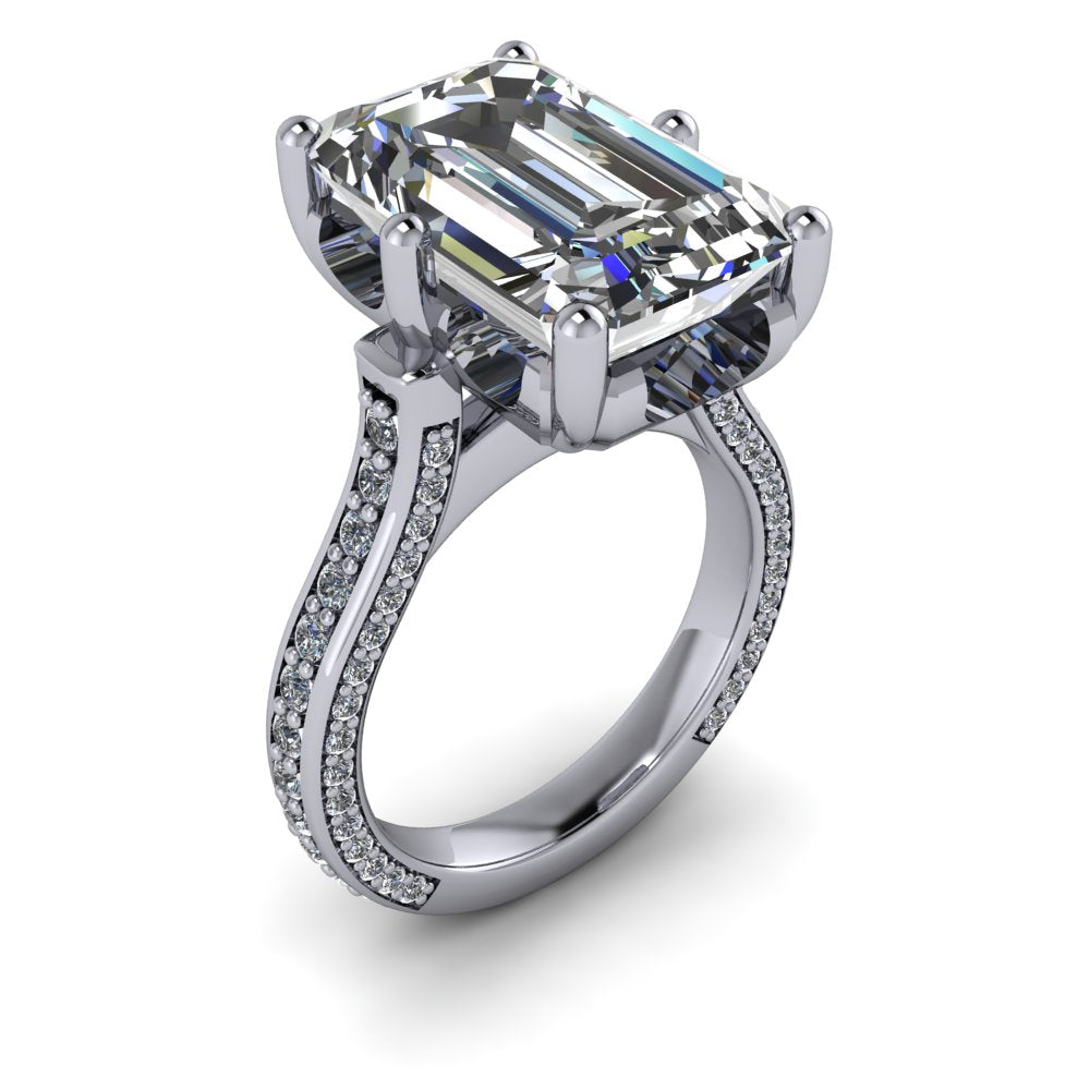 Adara Moissanite Ring 925 Silver
