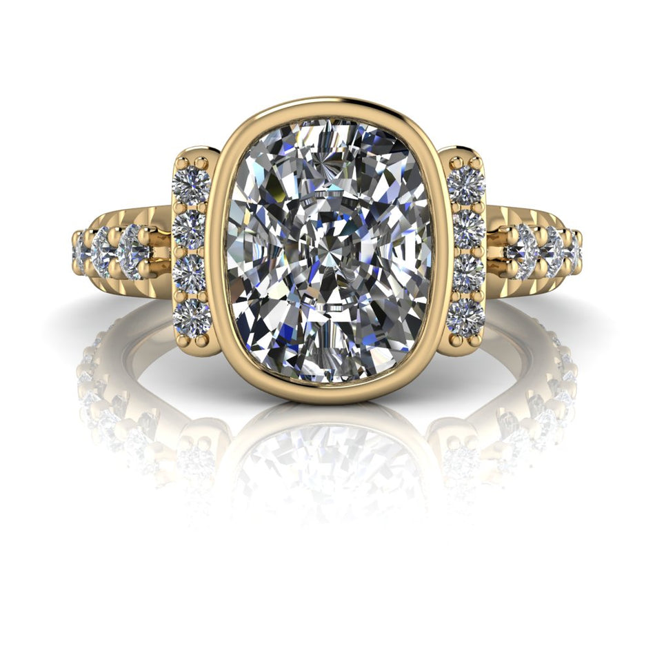 Primrose Cushion Lab Diamond Engagement Ring 3CTW