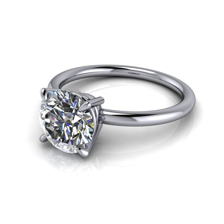Lab Diamond Solitaire Engagement Ring 1.75 ct.