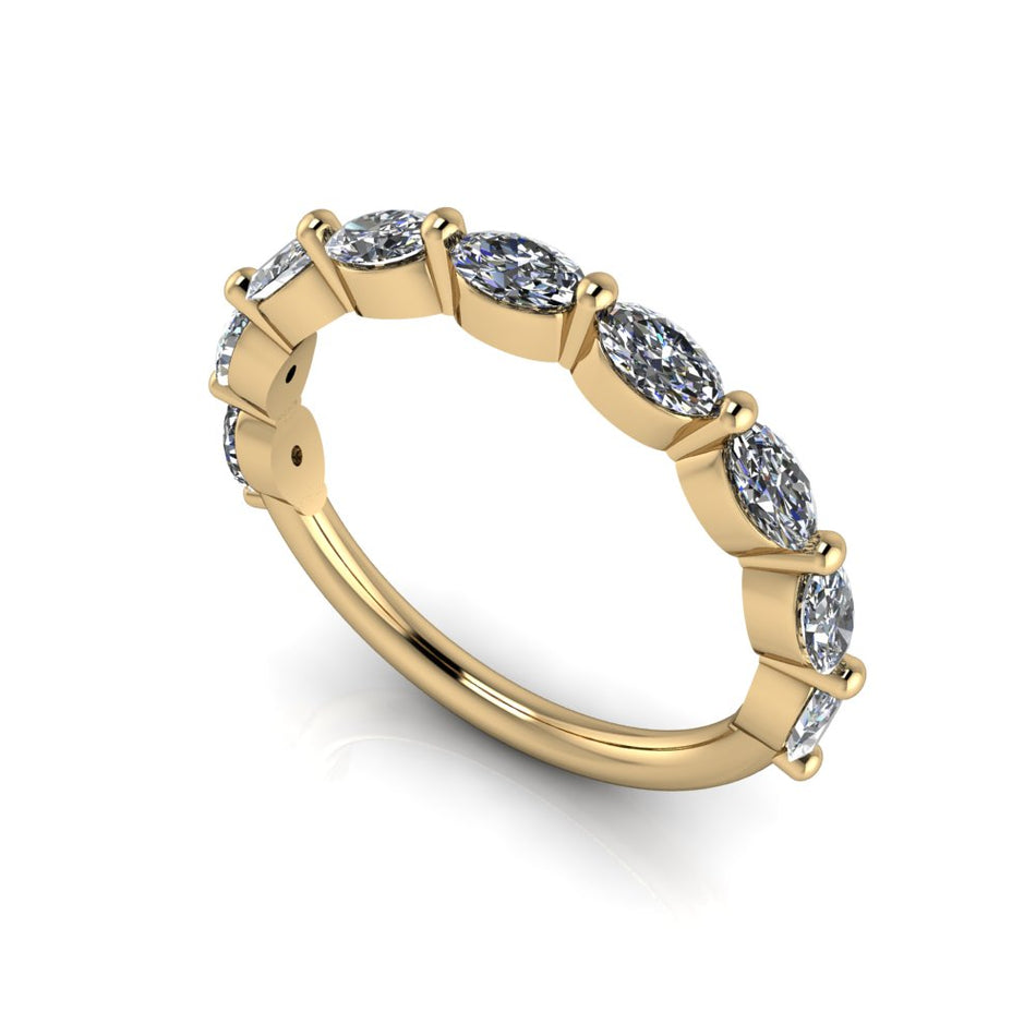 Adina Moissanite Wedding Band No. 3