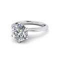 Bel Viaggio Designs-Diamond Solitaire Engagement Comfort Fit