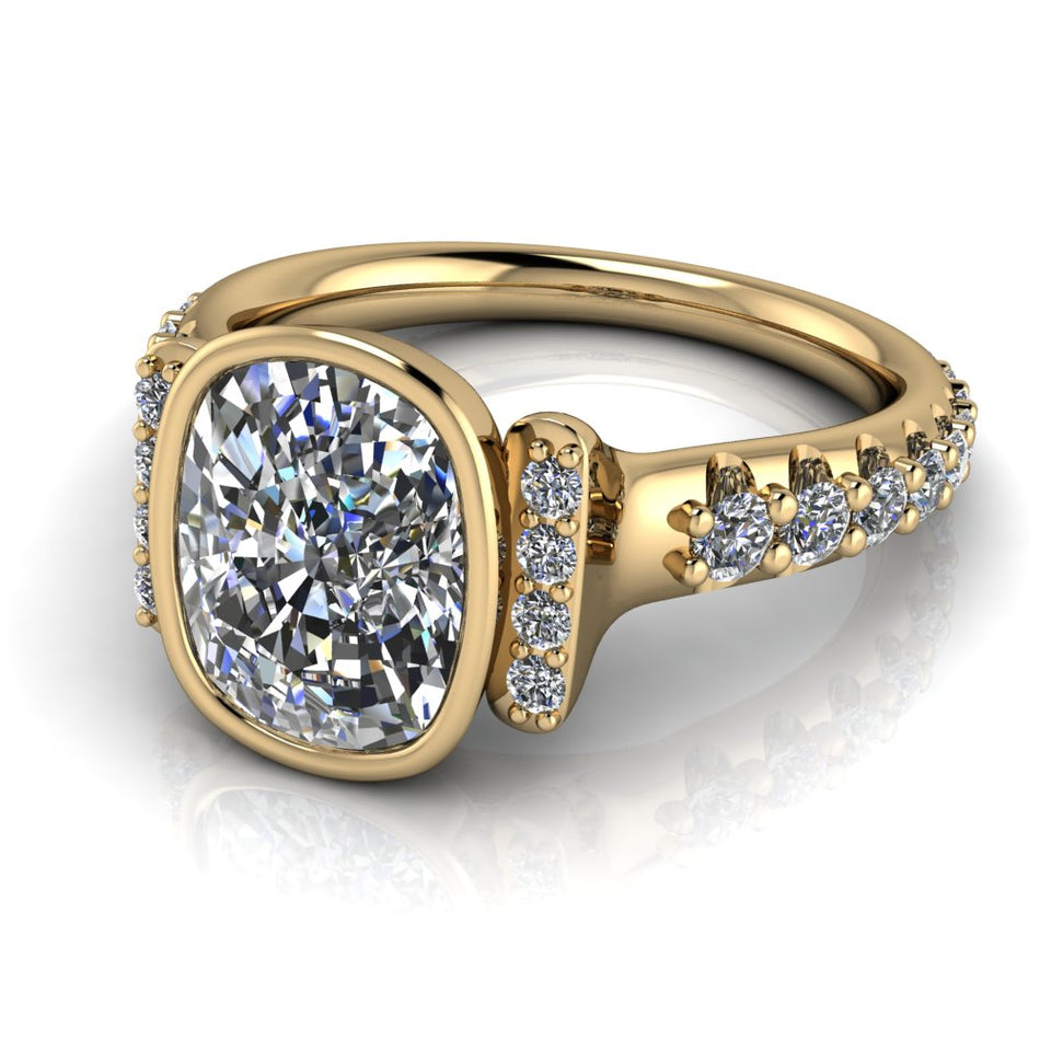 Primrose Cushion Lab Diamond Engagement Ring 3CTW