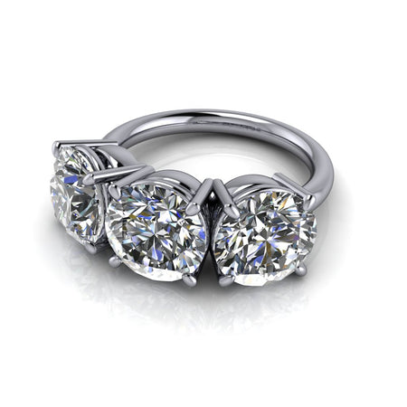 Wanda No. 3 Moissanite Anniversary Ring