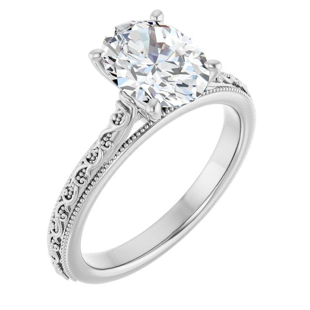 Ananya Lab Diamond Solitaire Engagement Ring 2 ctw