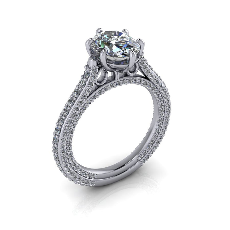 Adorned No. 2 Diamond Engagement Ring (Setting Only)