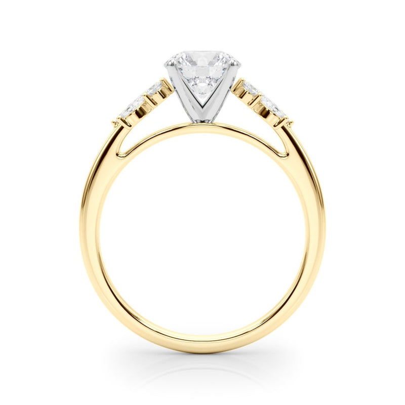 Stunning Scatter Engagement Ring- bel viaggio designs