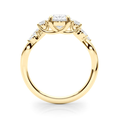 lab grown diamond engagement ring- bel viaggio designs