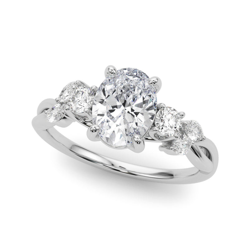 lab grown diamond engagement ring- bel viaggio designs