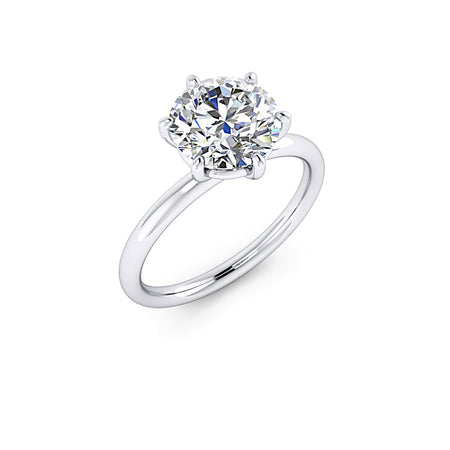 Bel Viaggio Designs-Diamond 6-Prong Solitaire Engagement