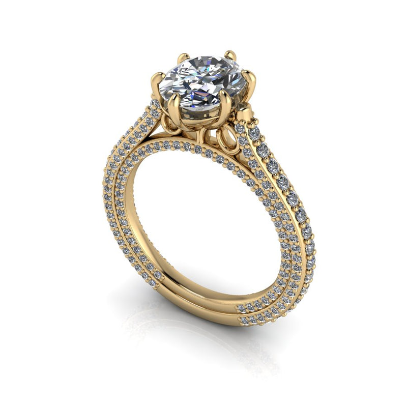 Adorned No. 2 Diamond Engagement Ring (Setting Only)