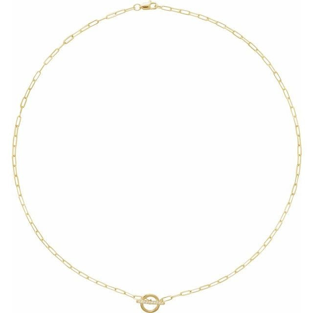 Diamond Toggle Necklace