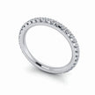 Mona No. 1 Lab Grown Diamond Wedding Band .50 ctw-Bel Viaggio Designs, LLC