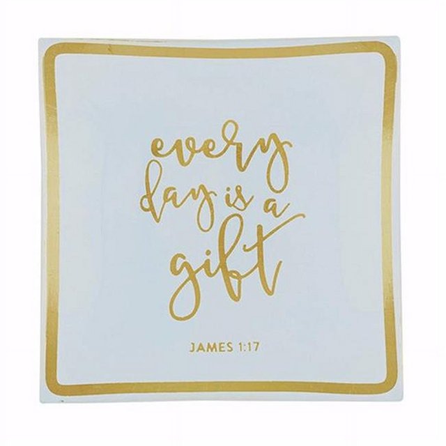 Jewelry Dish, "Every Day is a Gift" Engagement Gift