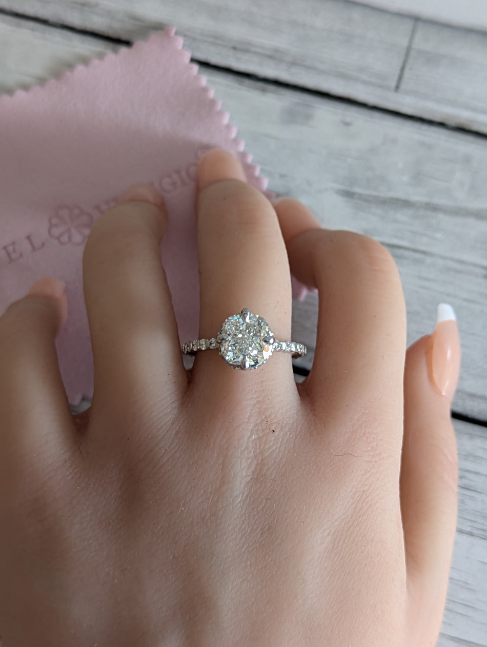 Kimmie No. 3 Lab Diamond Engagement Ring 4.53 CTW READY TO SHIP